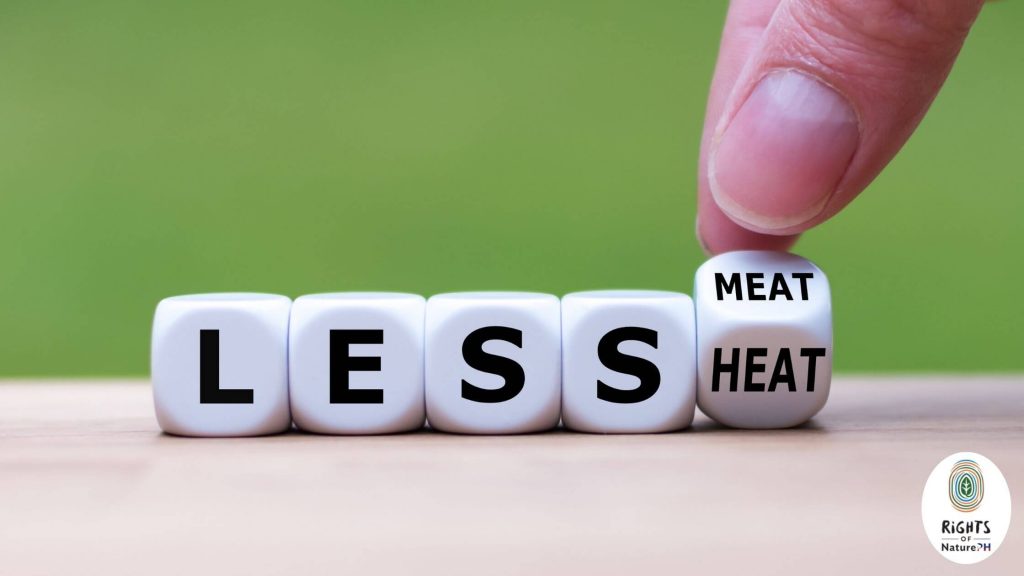 eat less meat less heat